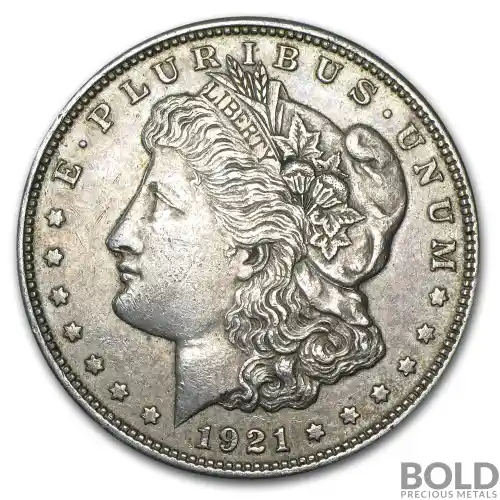 1921 Silver Morgan Dollar - XF