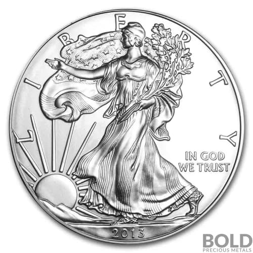 2013 Silver 1 oz American Eagle BU