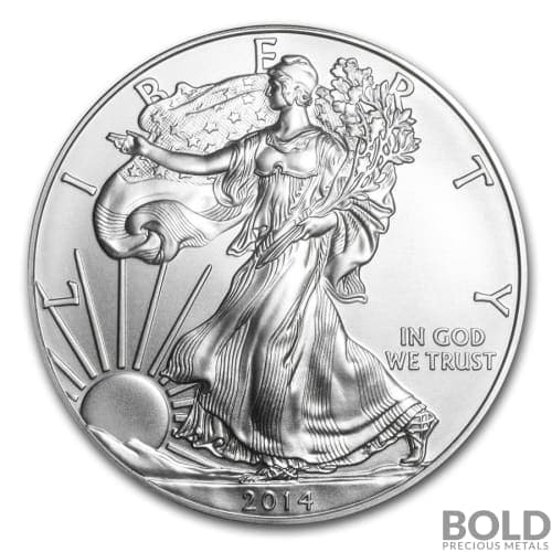 2014 Silver 1 oz American Eagle BU