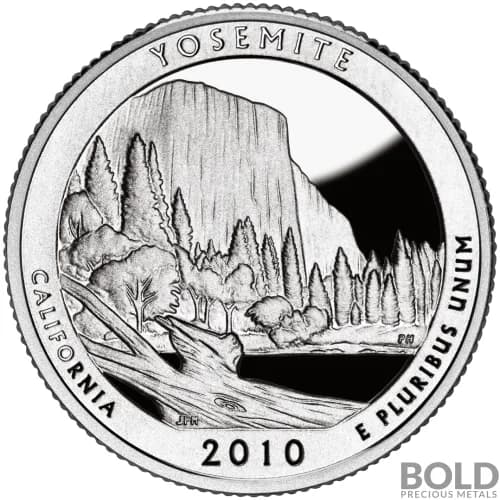 2010-S Yosemite America the Beautiful Quarters : Silver Proof