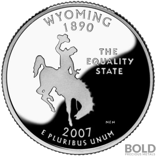 2007-S Silver Proof State Quarter - WYOMING