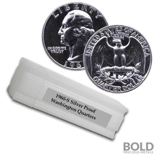 1960 Silver Proof Washington Quarter
