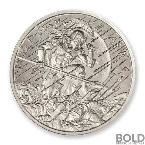 Intaglio Molon Labe Type 3 Silver BU Round - 1 oz