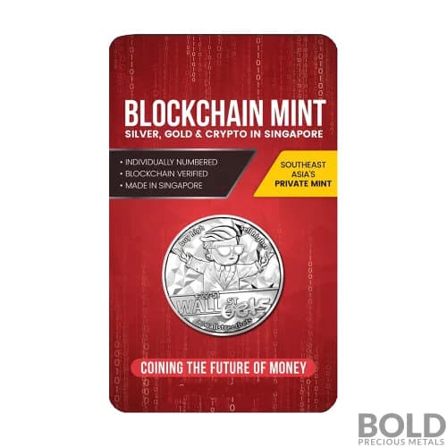 2021 WALLSTREETbets 1 oz Silver Proof-Like Round
