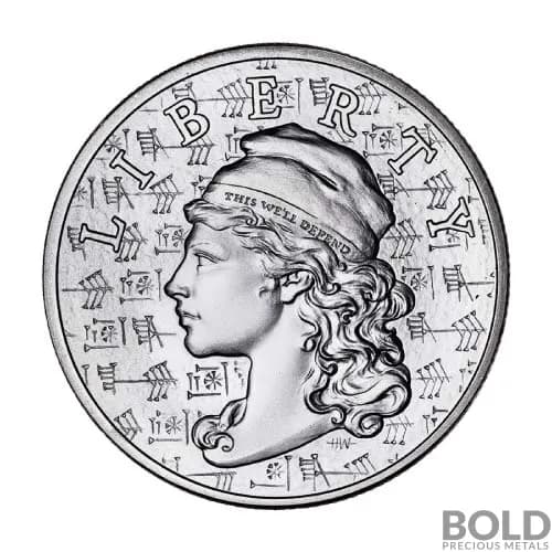 2022 Silver 2 oz The Awakening: Ama-Gi Liberty Round