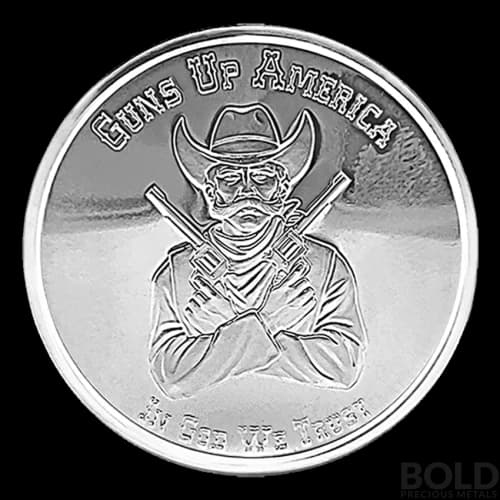 Bear Arms America (Guns Up) 1 oz Silver Round