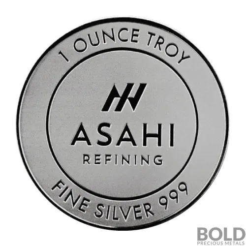 Silver - 1 oz Asahi "Logo" Round