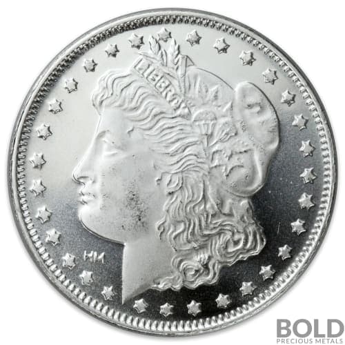 Silver 1 oz Morgan Round