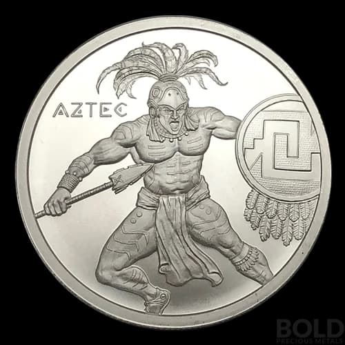 Silver - 1 oz Warrior Series Aztec
