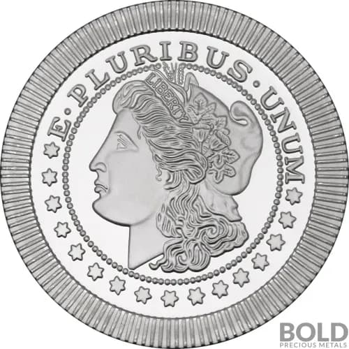 Silver 1 oz Morgan Stacker Round