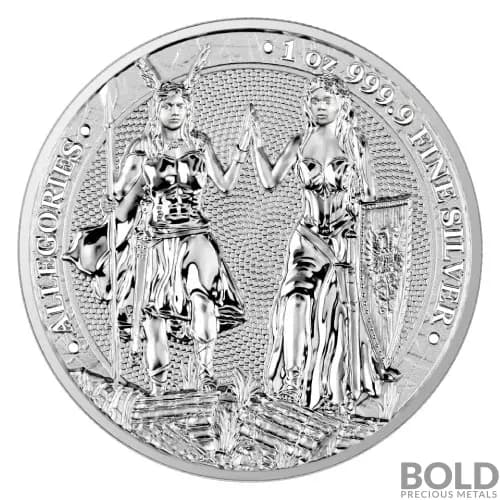 2023 Silver 1 oz Allegories: Galia & Germania BU