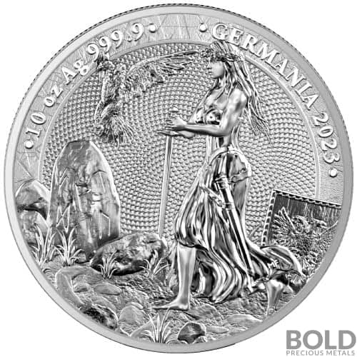 2023 Silver 10 oz Lady Germania BU Round
