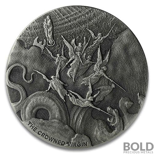 2019 Silver 2 oz Scottsdale Biblical Series - Crowned Virgin