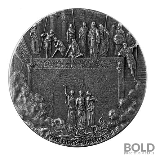 2020 Silver 2 oz Scottsdale Biblical Series - Fiery Furnace