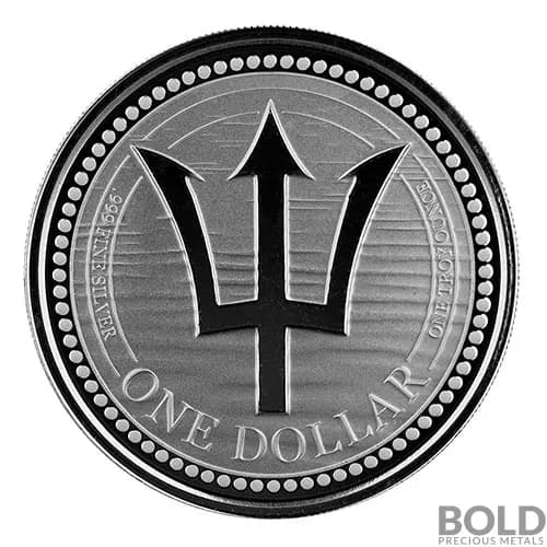 2022 Barbados Trident Silver 1 oz
