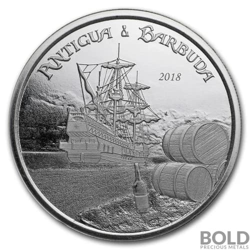 2018 Antigua & Barbuda Silver Rum Runner 1 oz