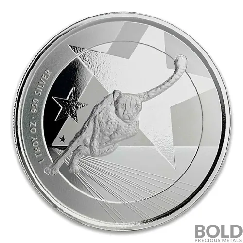 2019 Cameroon Cheetah Silver 1 oz