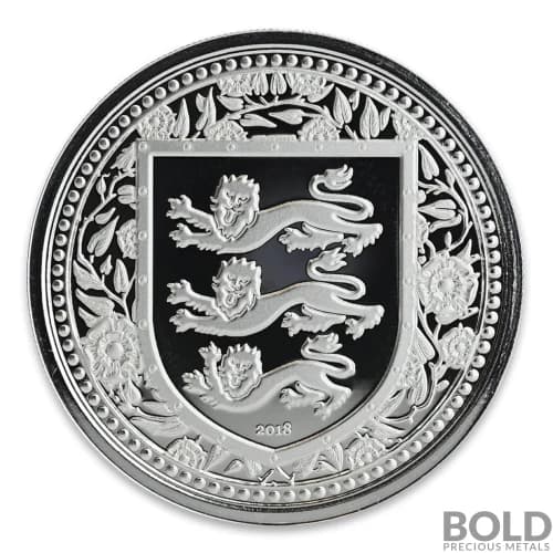 2018 Gibraltar Royal Arms of England Silver 1 oz BU