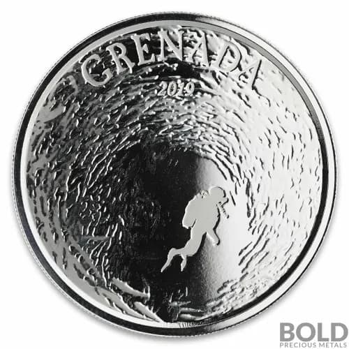 2019 Grenada Silver Diving Paradise 1 oz