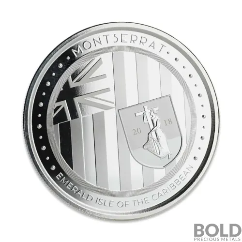 2018 Montserrat Silver 'The Emerald Isle' 1 oz