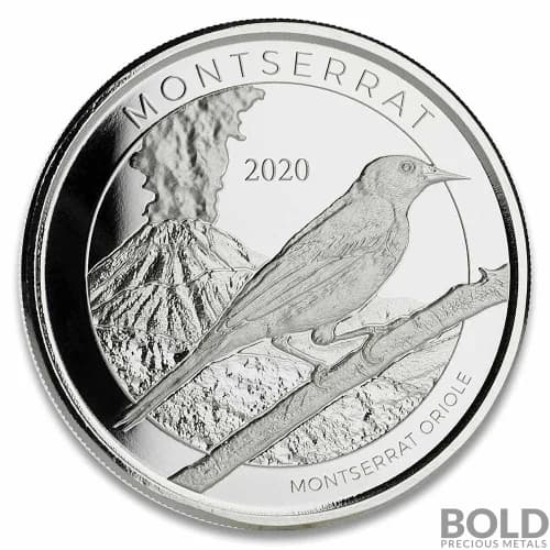 2020 EC8 Montserrat Oriole 1 oz Silver BU