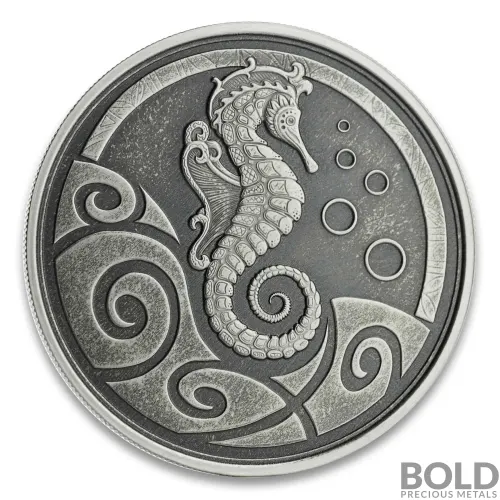 Samoa Seahorse Silver Coins