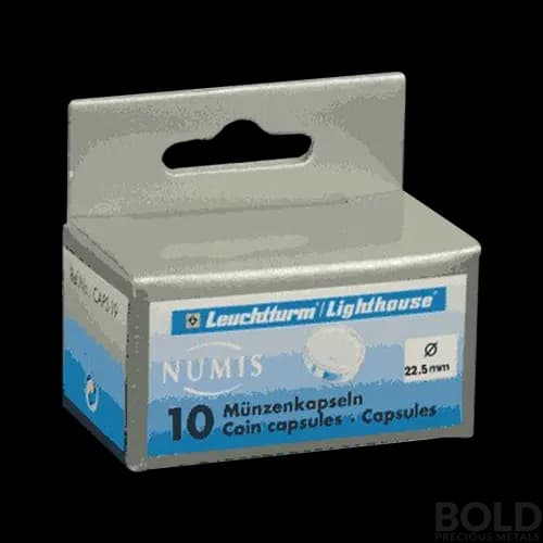 Lighthouse 22.5mm - Coin Capsules (pack of 10)