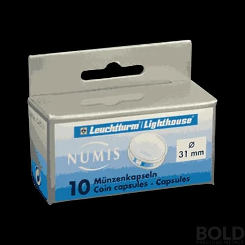 Lighthouse 31mm - Coin Capsules (pack of 10)
