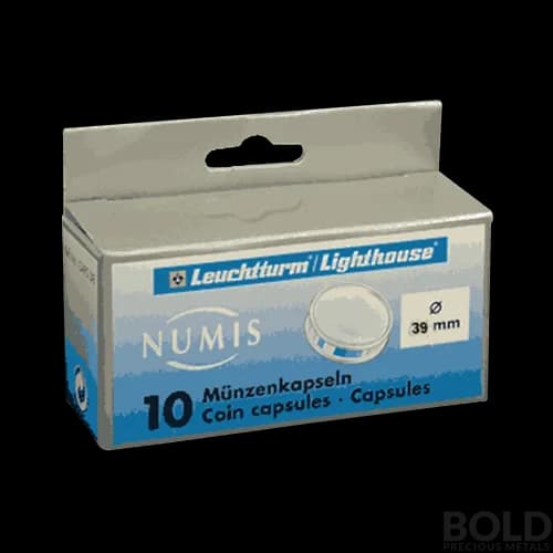 Lighthouse 39mm - Coin Capsules (pack of 10)