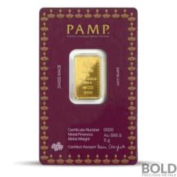 5 Gram PAMP Diwali Gold Bar