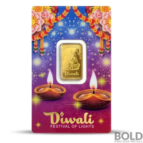 5 Gram PAMP Diwali Gold Bar