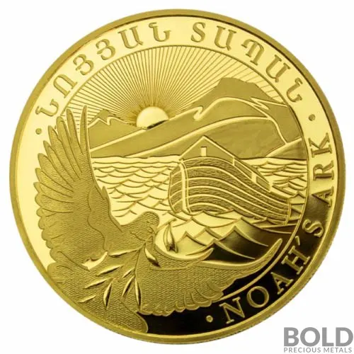 2024 1/2 oz Armenia Noah's Ark Gold Coin (BU)