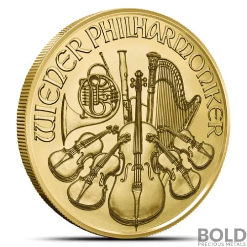 2024 1/10 oz Austrian Philharmonic Gold Coin (BU)