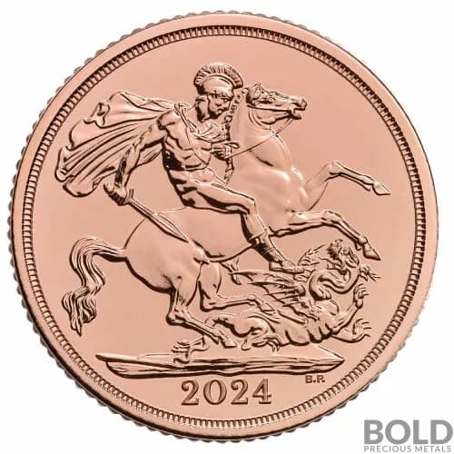 2024 Gold World English Sovereign King