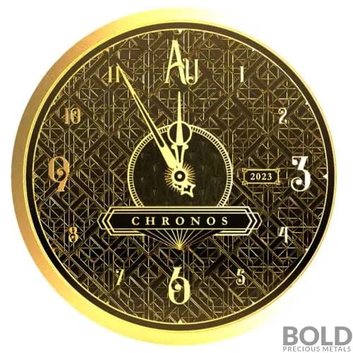 2023 Gold 1/10 oz Niue Chronos Prooflike Coin