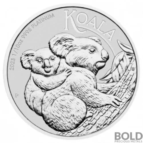2023 Platinum 1/10 oz Perth Koala BU Coin