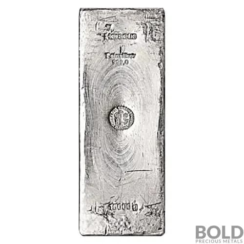 Silver 15 Kilo Heraeus Bar