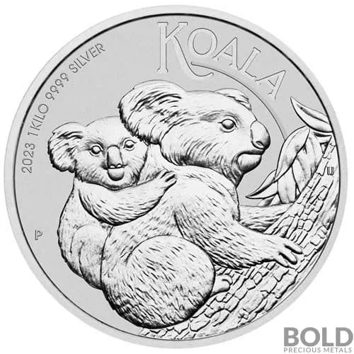 2023 Silver 1 Kilo Australia Perth Koala