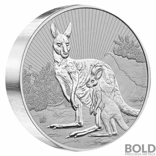 2023 Silver 10 oz Perth Mint Next Generation: Mother & Baby Kangaroo Piedfort