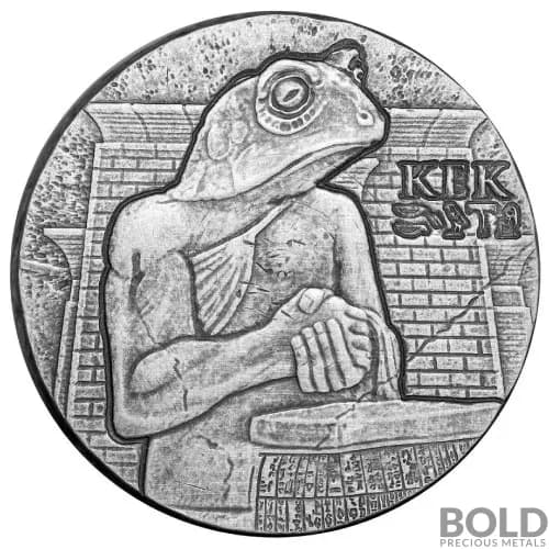 2022 Silver 5 oz Chad KEK Antiqued Coin