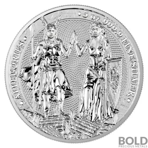 2023 Silver 5 oz Allegories: Galia & Germania BU