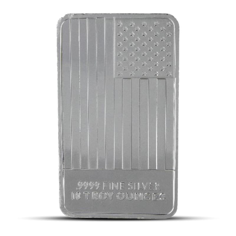 10 oz Flag Silver Bar (CNT Minting)