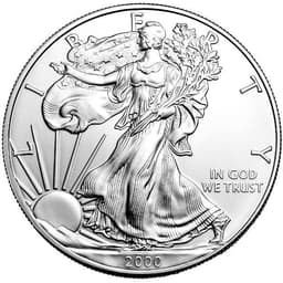 2000 1 oz American Silver Eagle (BU)