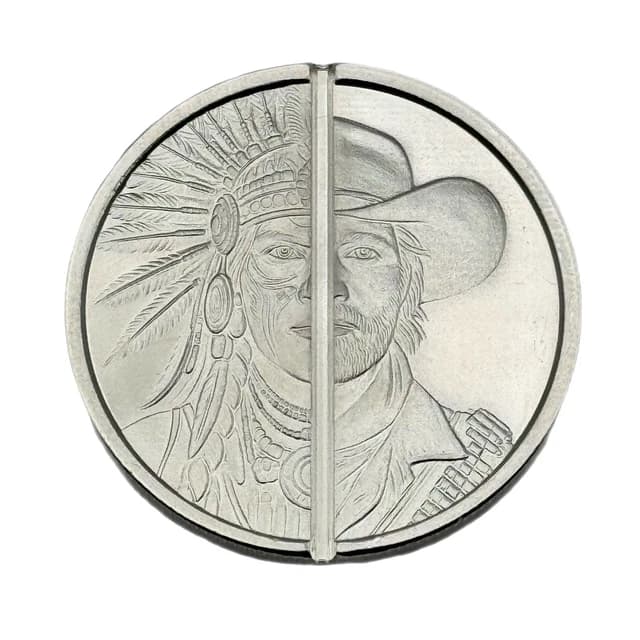 1 oz Western Warrior Divisible Silver Round