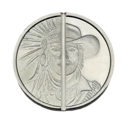 1 oz Western Warrior Divisible Silver Round
