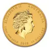 2018 Gold Australia Lunar Dog - 1/10 oz
