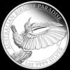 2019 Silver Proof 1 oz Australia Perth Bird of Paradise Riflebird