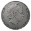 2021 New Zealand Kiwi 2 oz Silver Colored Antique Proof