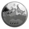 2015 Silver 1 oz New Zealand Lunar Goat