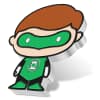 2020 Niue Chibi Collection Green Lantern 1 oz Silver Proof